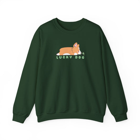 Corgi Sweatshirt Lucky Dog