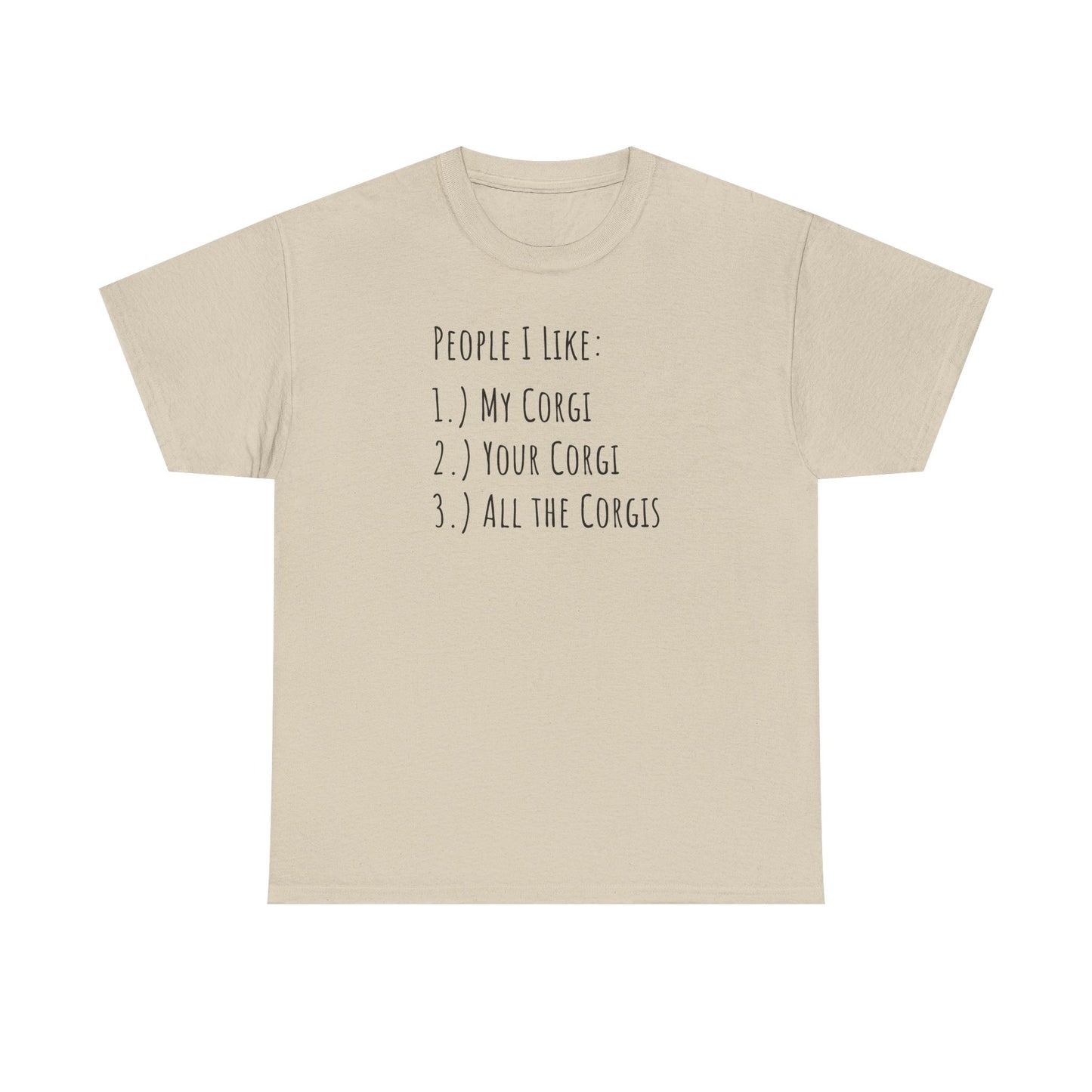 Corgi T-shirt People I Like