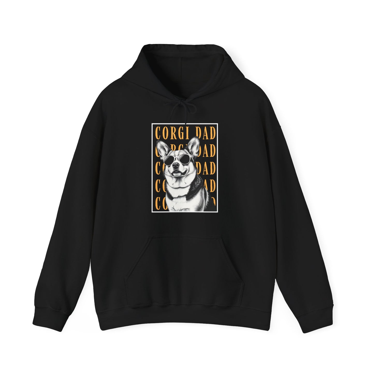 Corgi Hoodie Dad