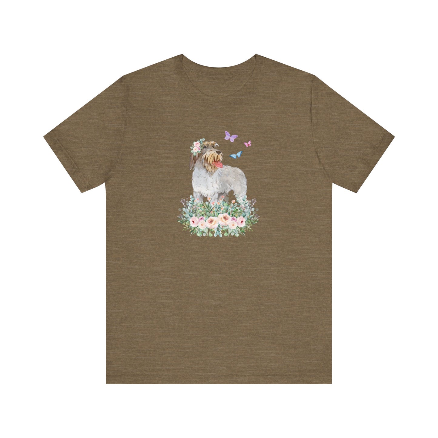 Griffon T-shirt Flowers & Butterflies