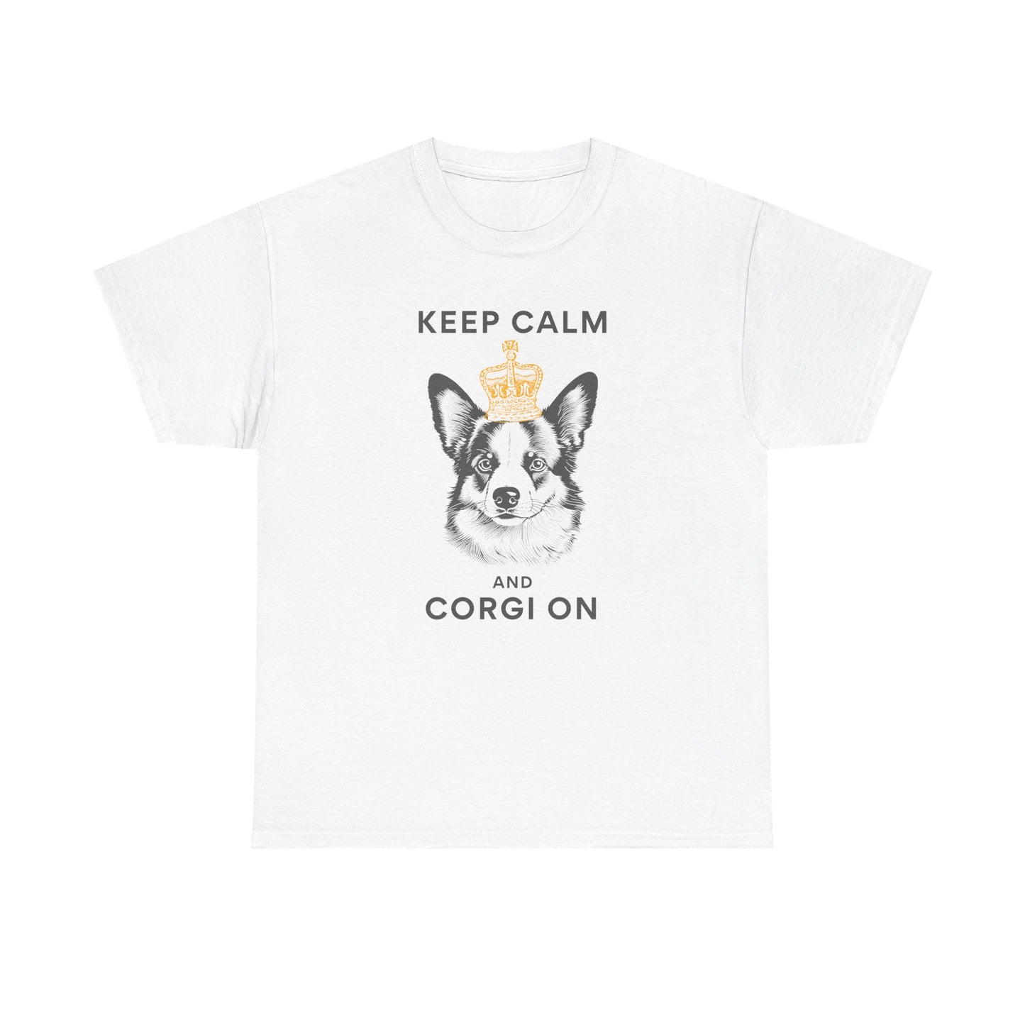 Corgi T-shirt Keep Calm London