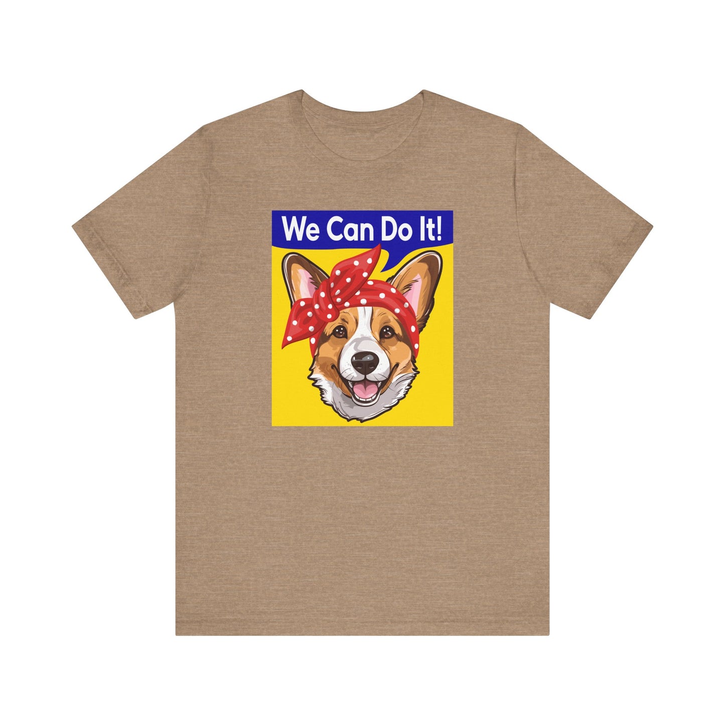 Corgi T-shirt Rosie the Riveter