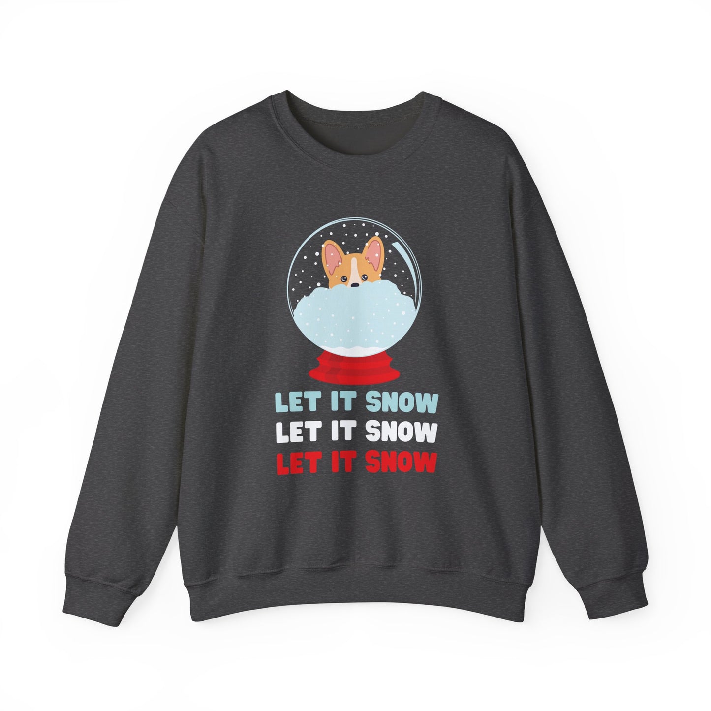 Corgi Sweatshirt Let It Snow