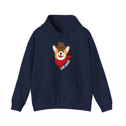 Corgi Hoodie Yee Haw