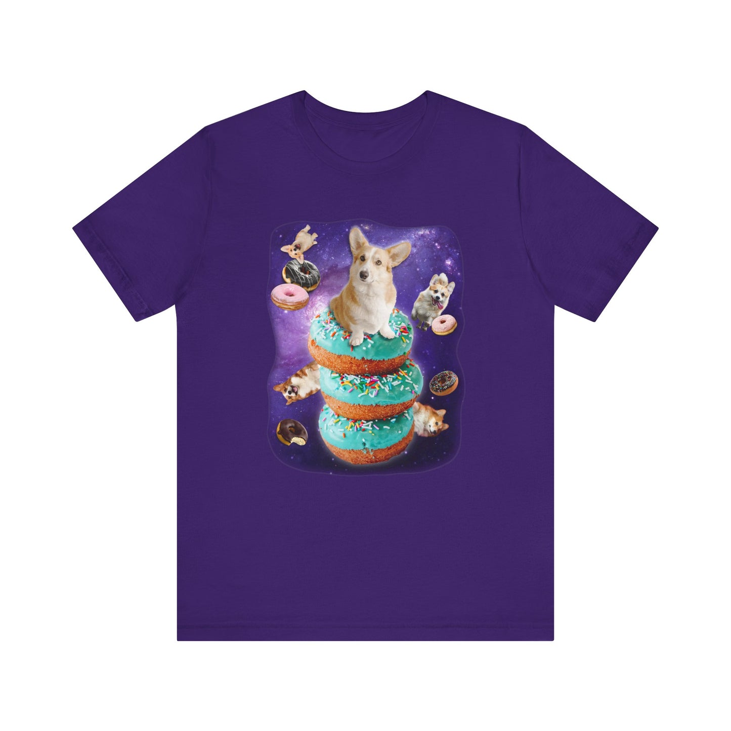 Corgi T-shirt Donuts & Space