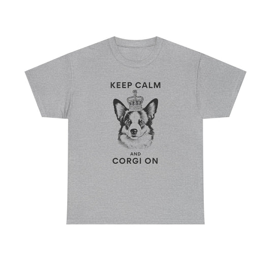 Corgi T-shirt Keep Calm London