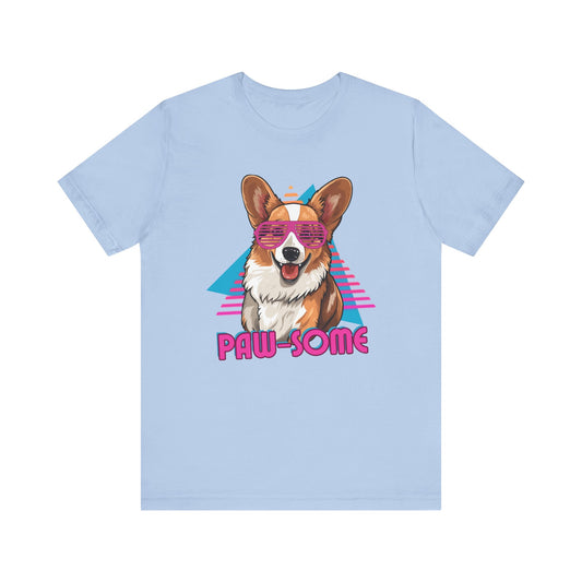Corgi T-shirt PAW-some
