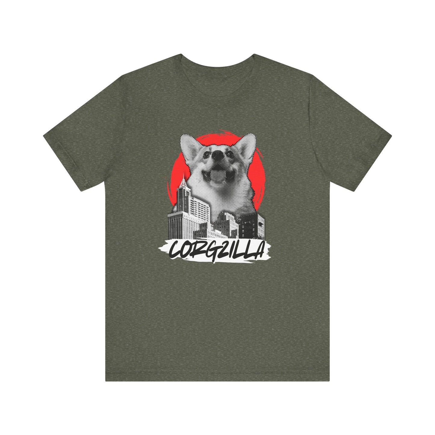 Corgi T-shirt Corgzilla