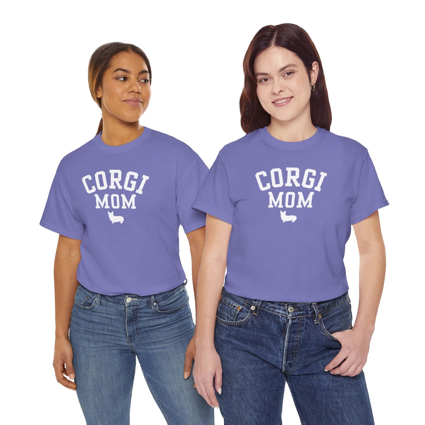 Corgi T-shirt Mom