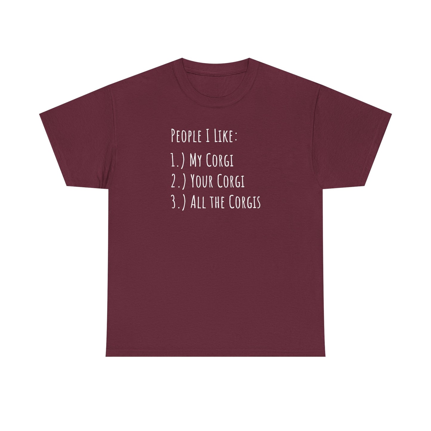 Corgi T-shirt People I Like