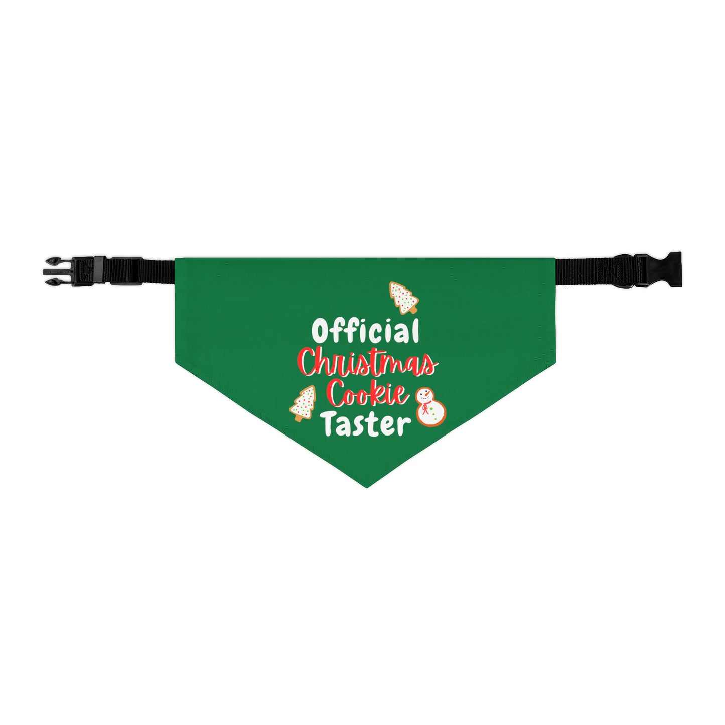 Dog Bandana Christmas Cookie Taster