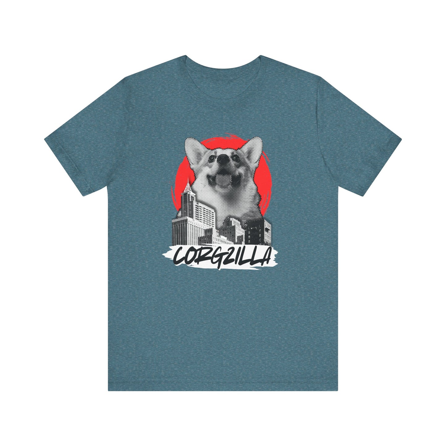 Corgi T-shirt Corgzilla