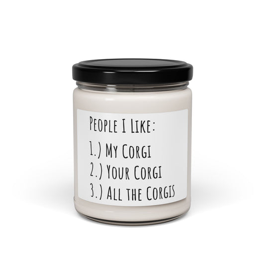 Corgi Candle People I Like