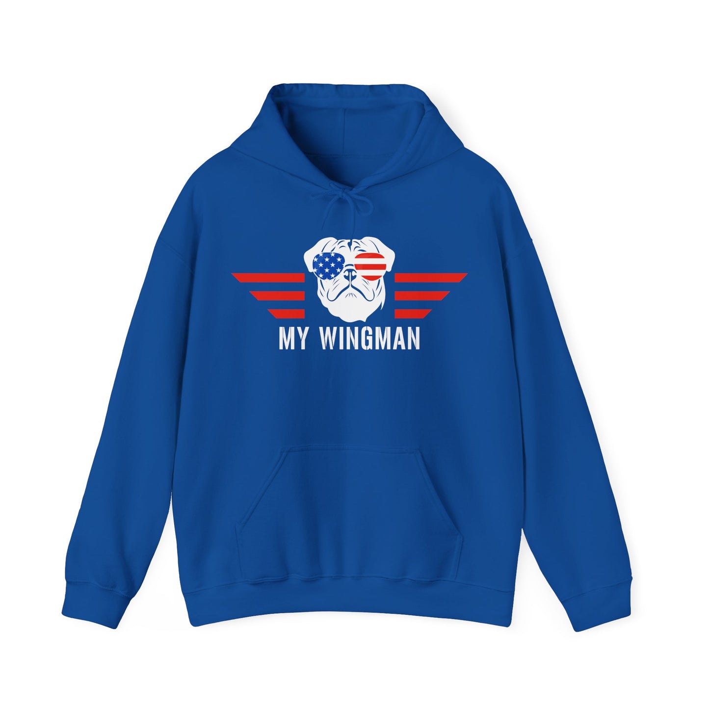 Pug Hoodie Wingman