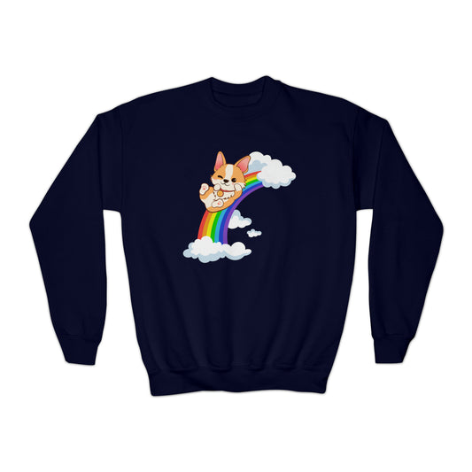Corgi Sweatshirt Rainbow KIDS