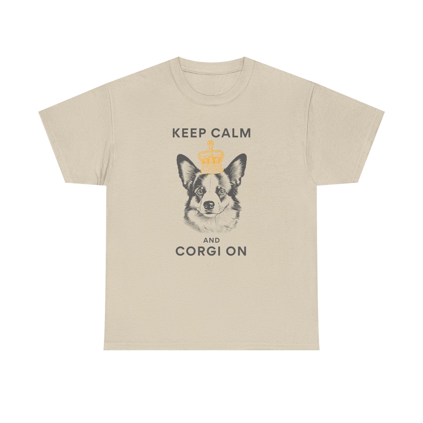 Corgi T-shirt Keep Calm London