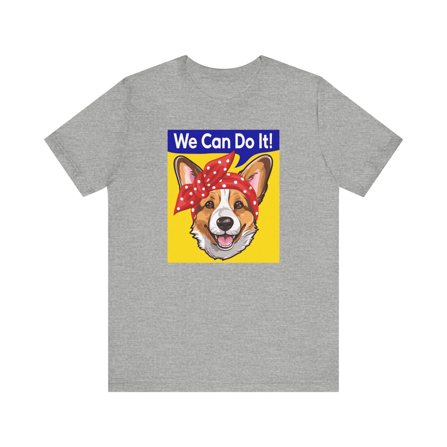 Corgi T-shirt Rosie the Riveter
