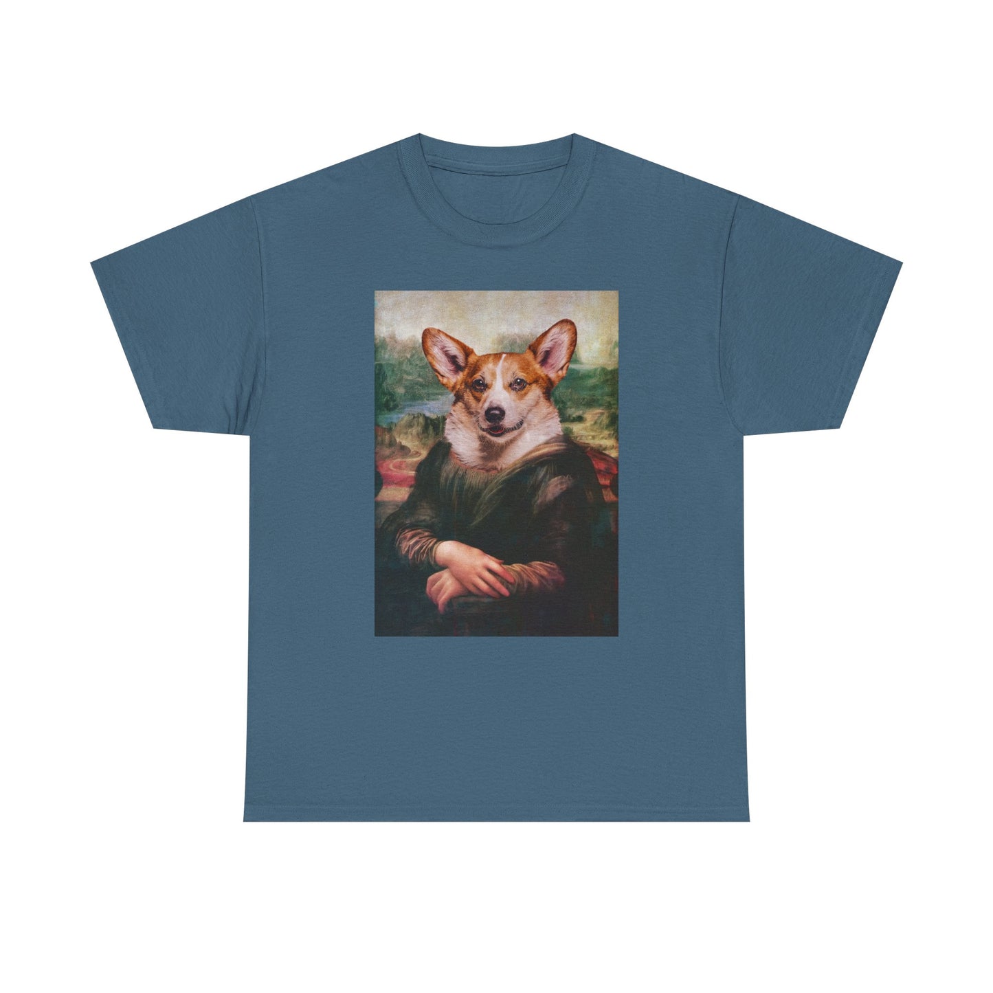 Corgi T-shirt - Mona Lisa