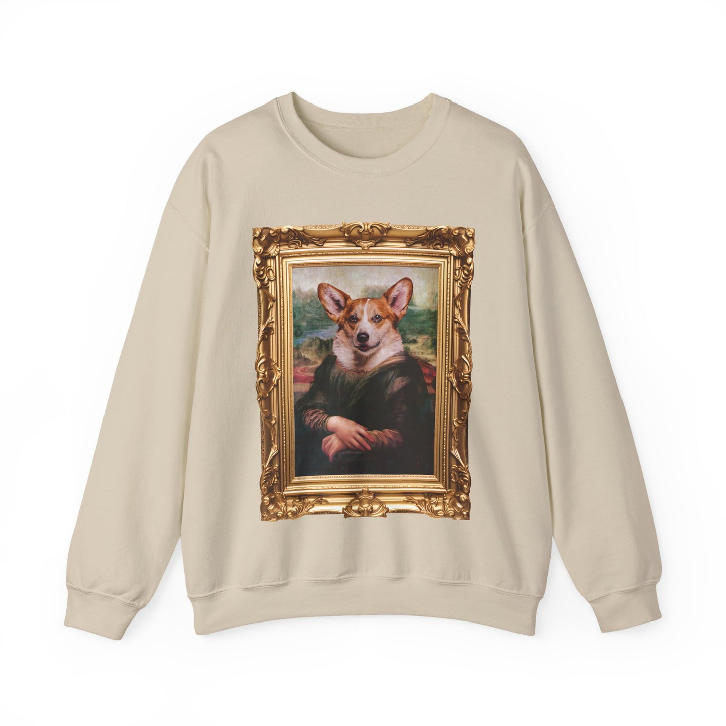 Corgi Sweatshirt - Mona Lisa