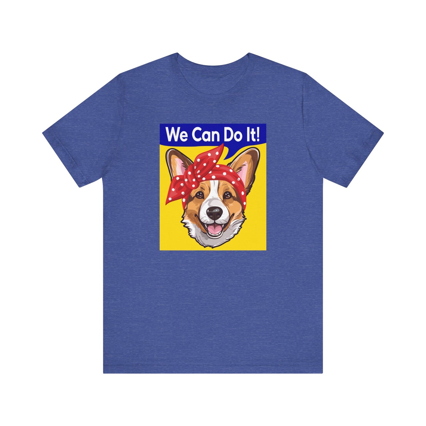 Corgi T-shirt Rosie the Riveter