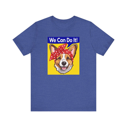Corgi T-shirt Rosie the Riveter