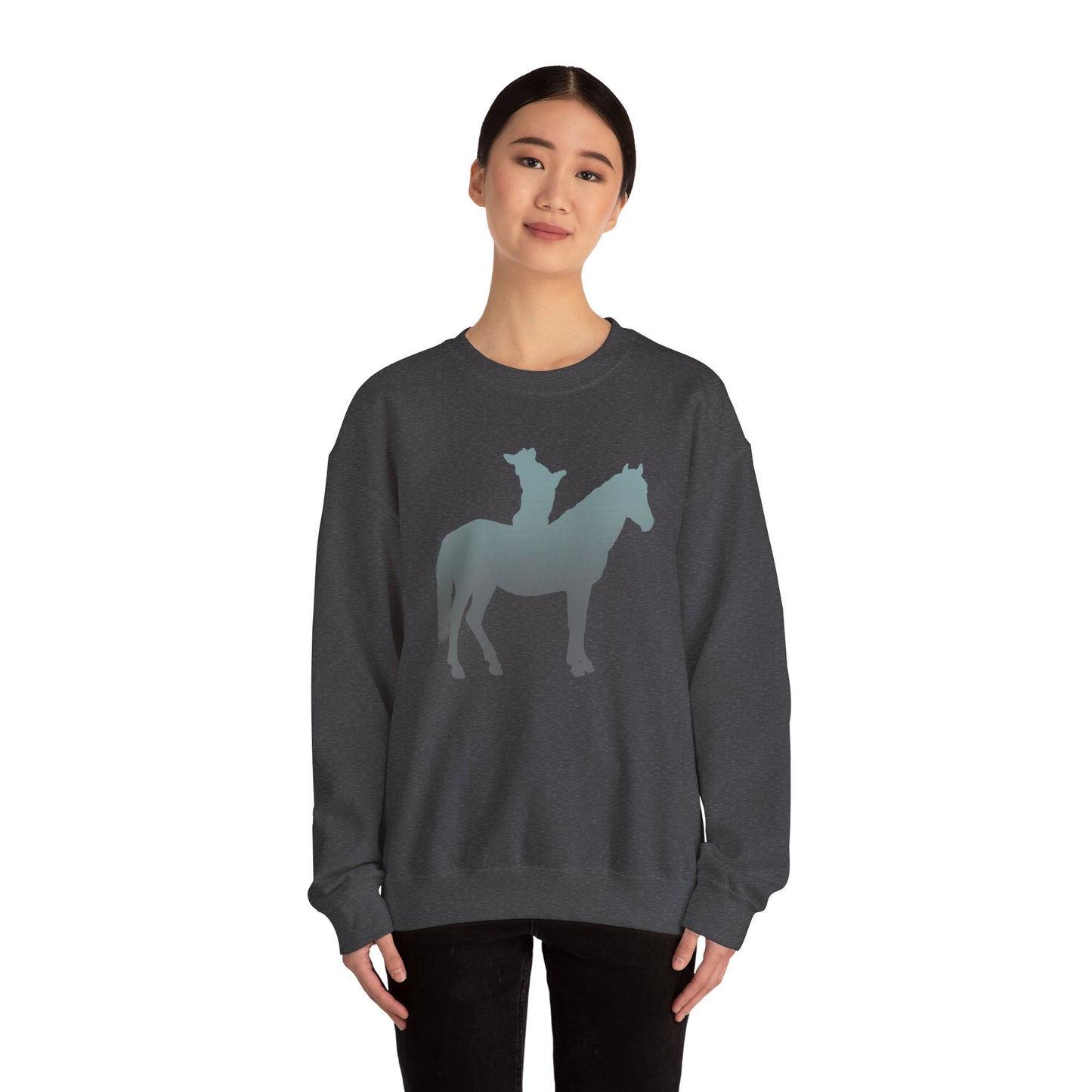 Corgi Sweatshirt Horse
