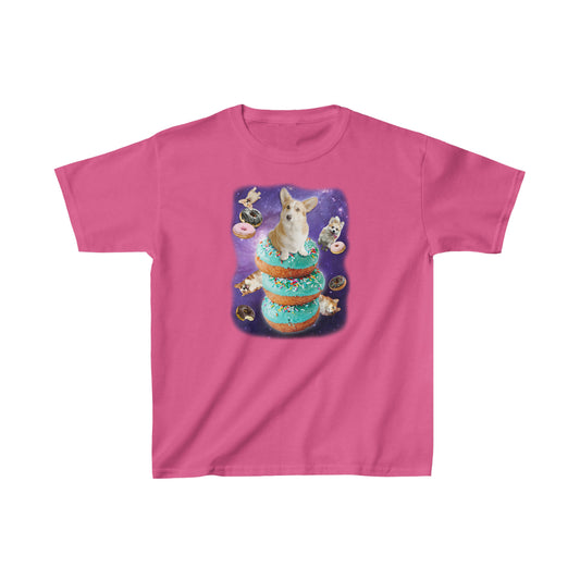 Corgi T-shirt Donuts & Space KIDS
