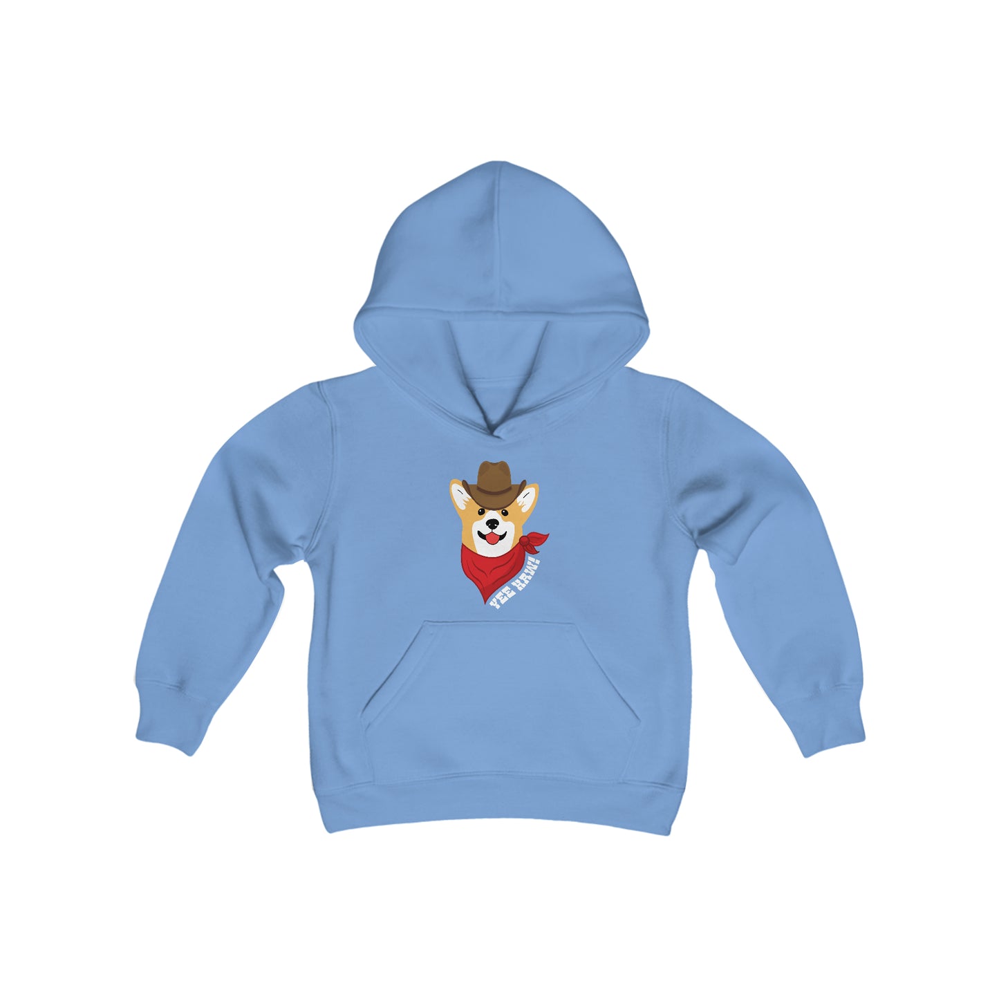 Corgi Hoodie Cowboy Yee Haw KIDS
