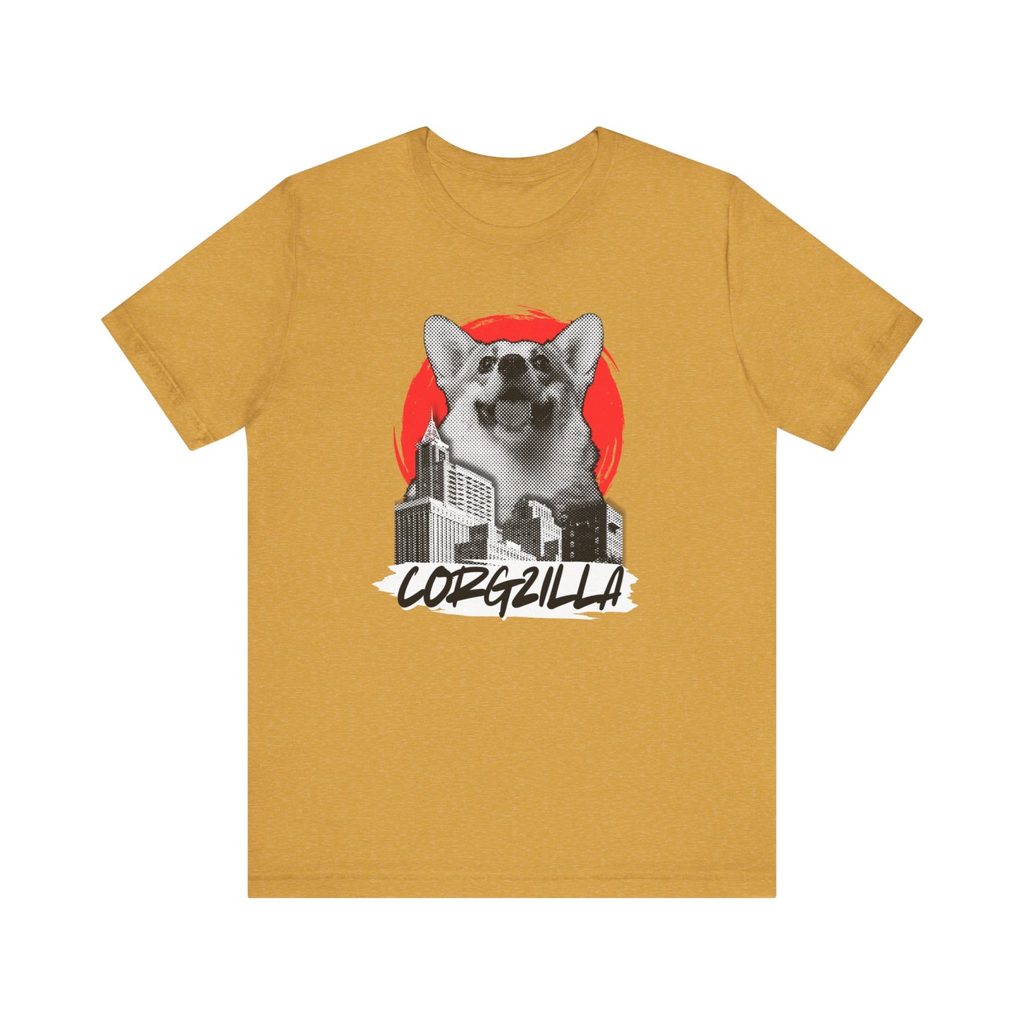 Corgi T-shirt Corgzilla