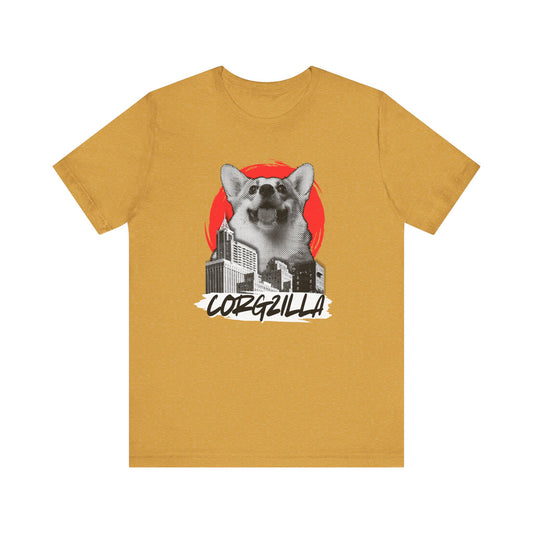 Corgi T-shirt Corgzilla