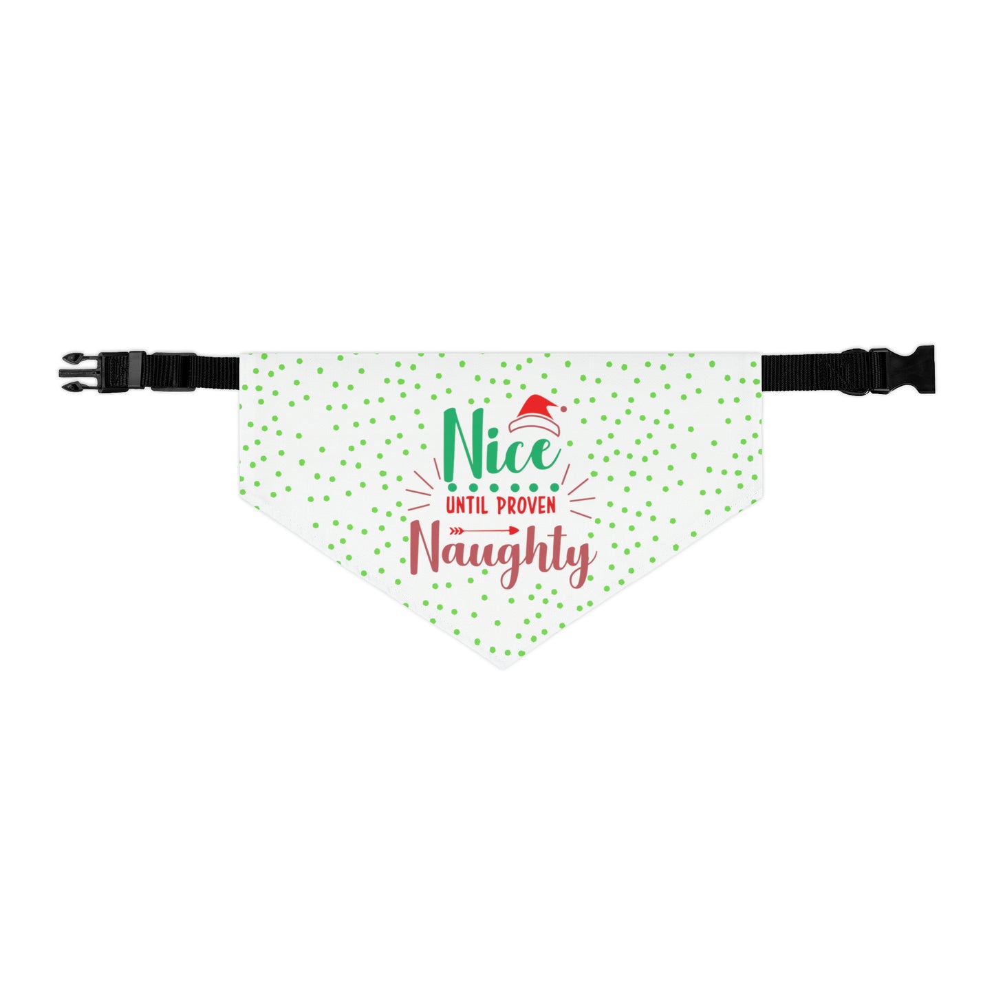 Dog Bandana Nice or Naughty