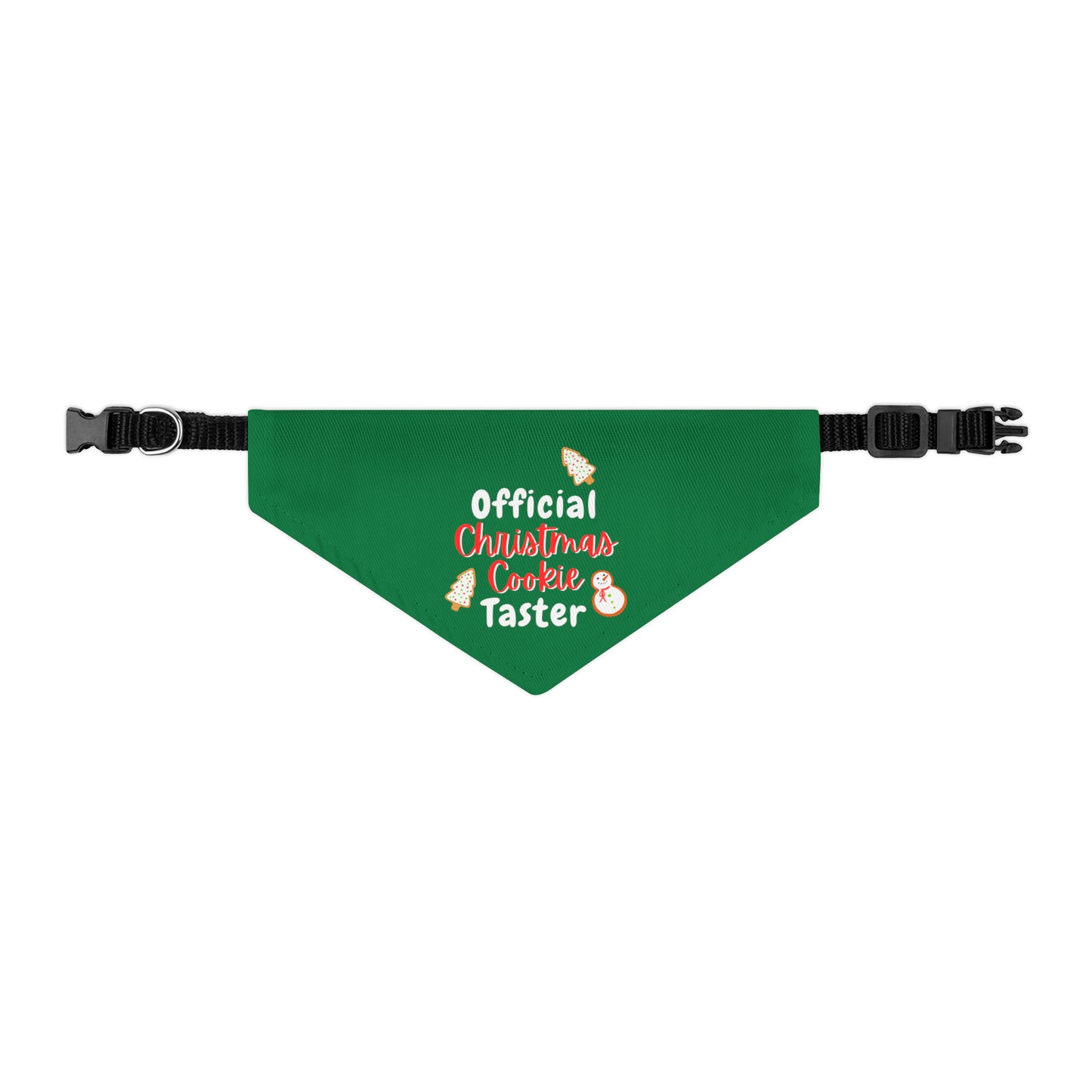 Dog Bandana Christmas Cookie Taster