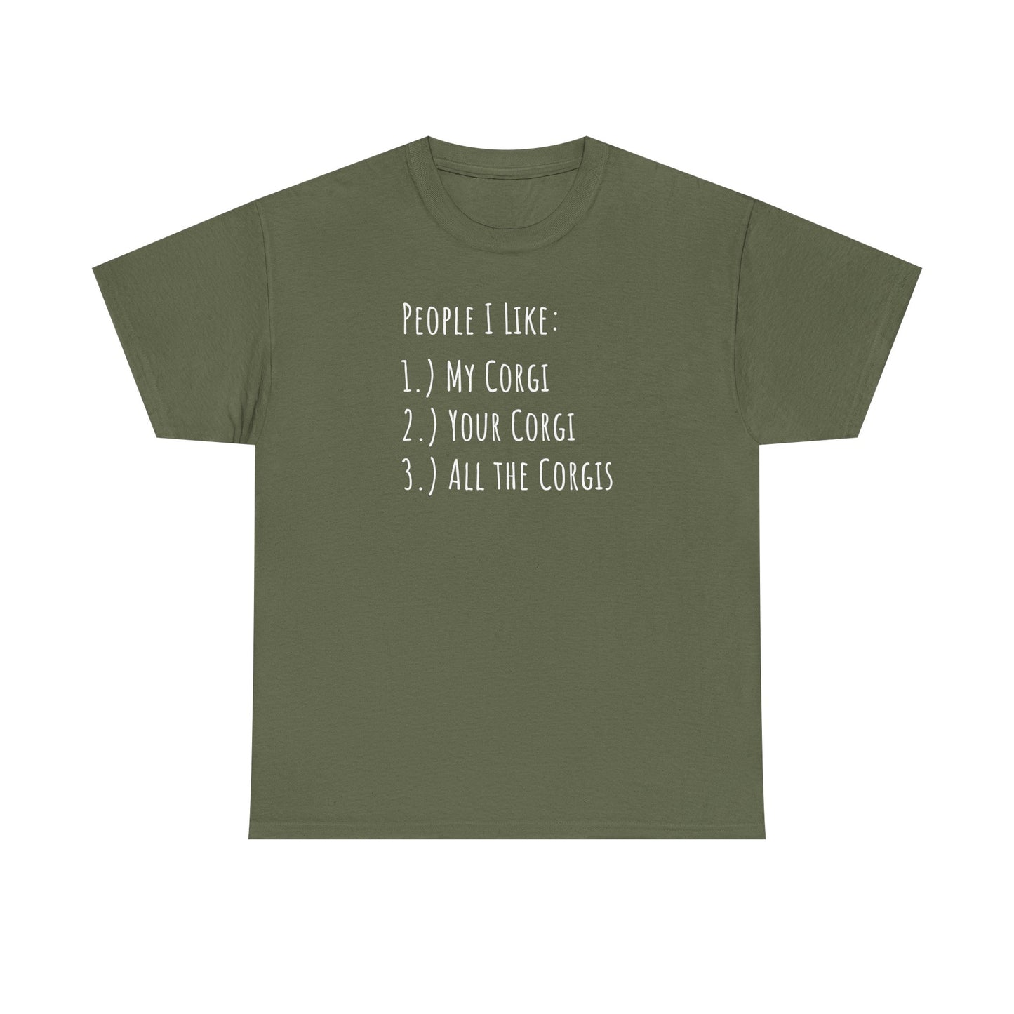 Corgi T-shirt People I Like