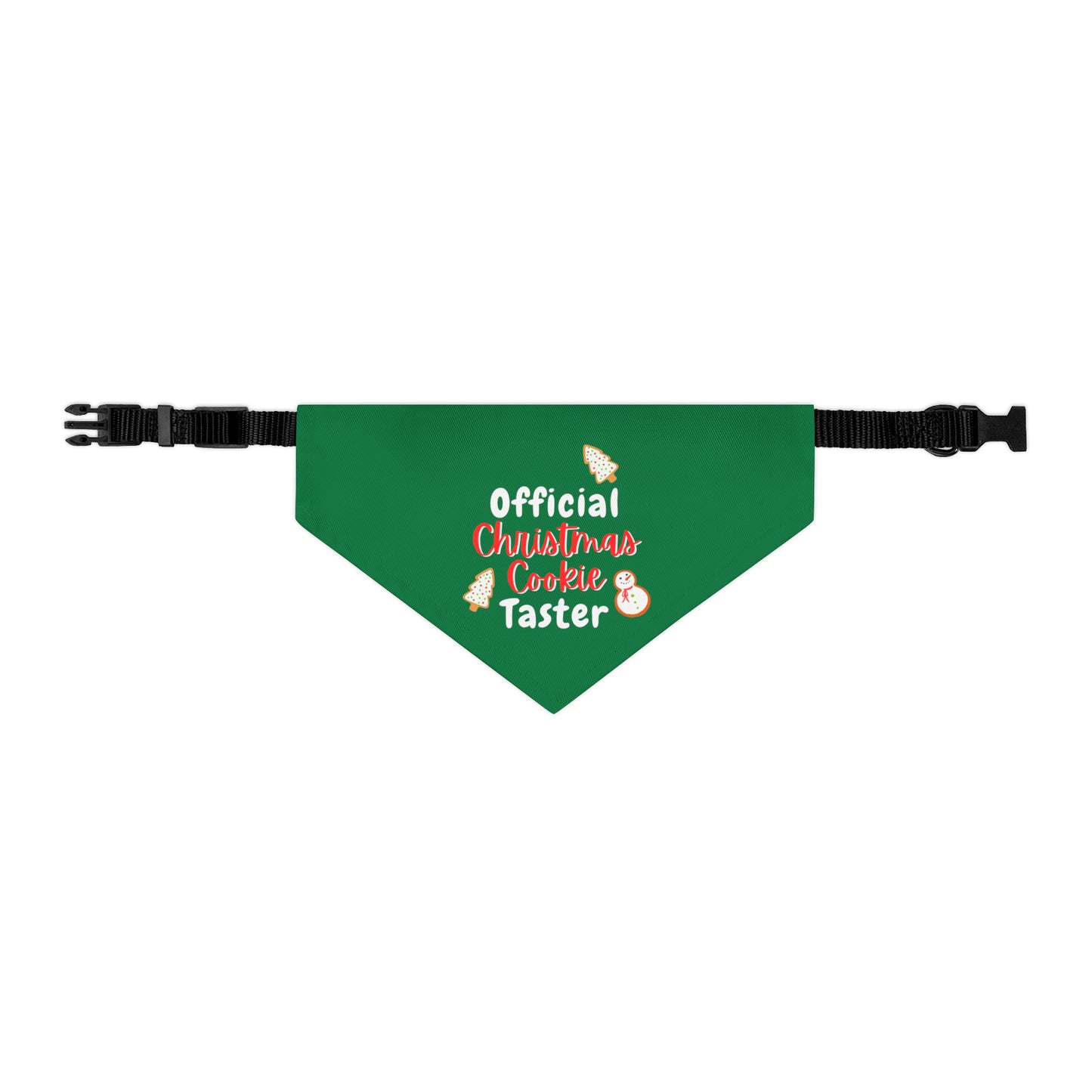 Dog Bandana Christmas Cookie Taster