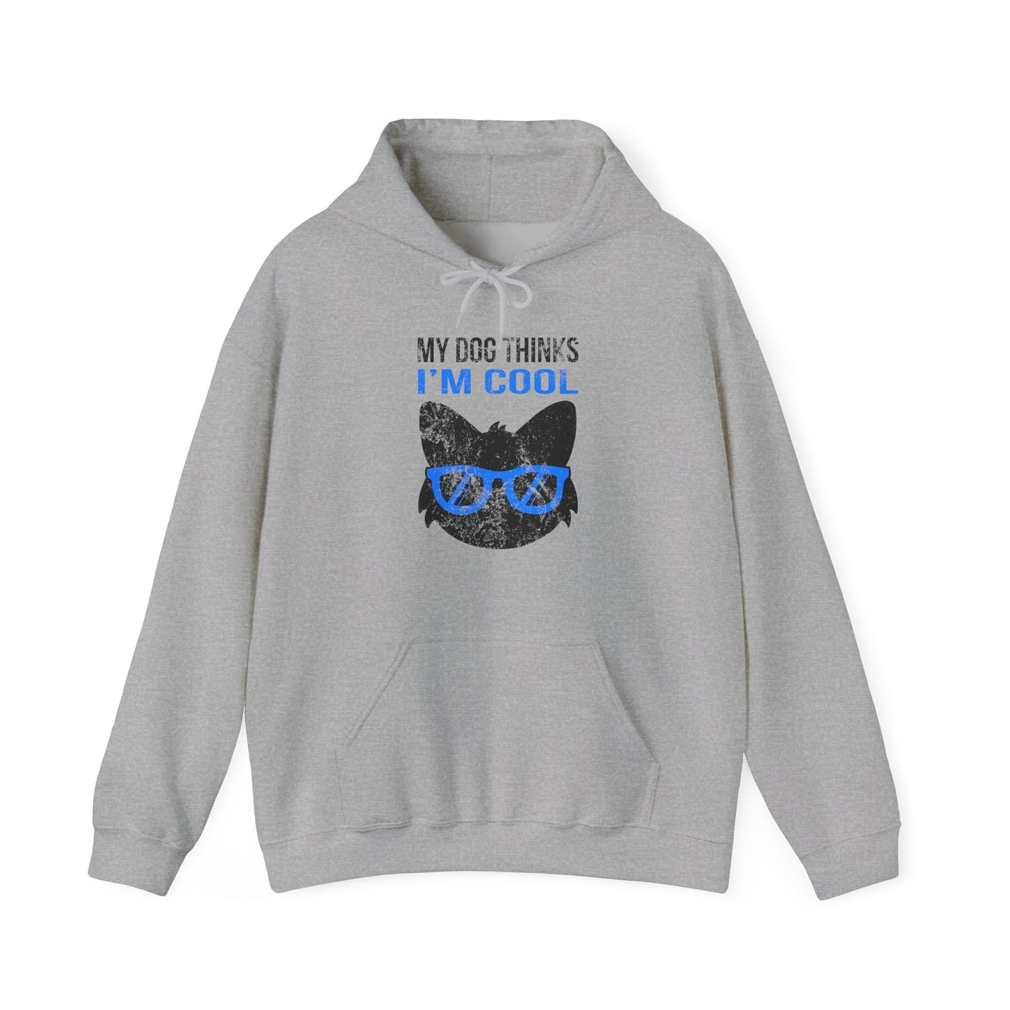 Dog Hoodie I'm Cool (Distressed)