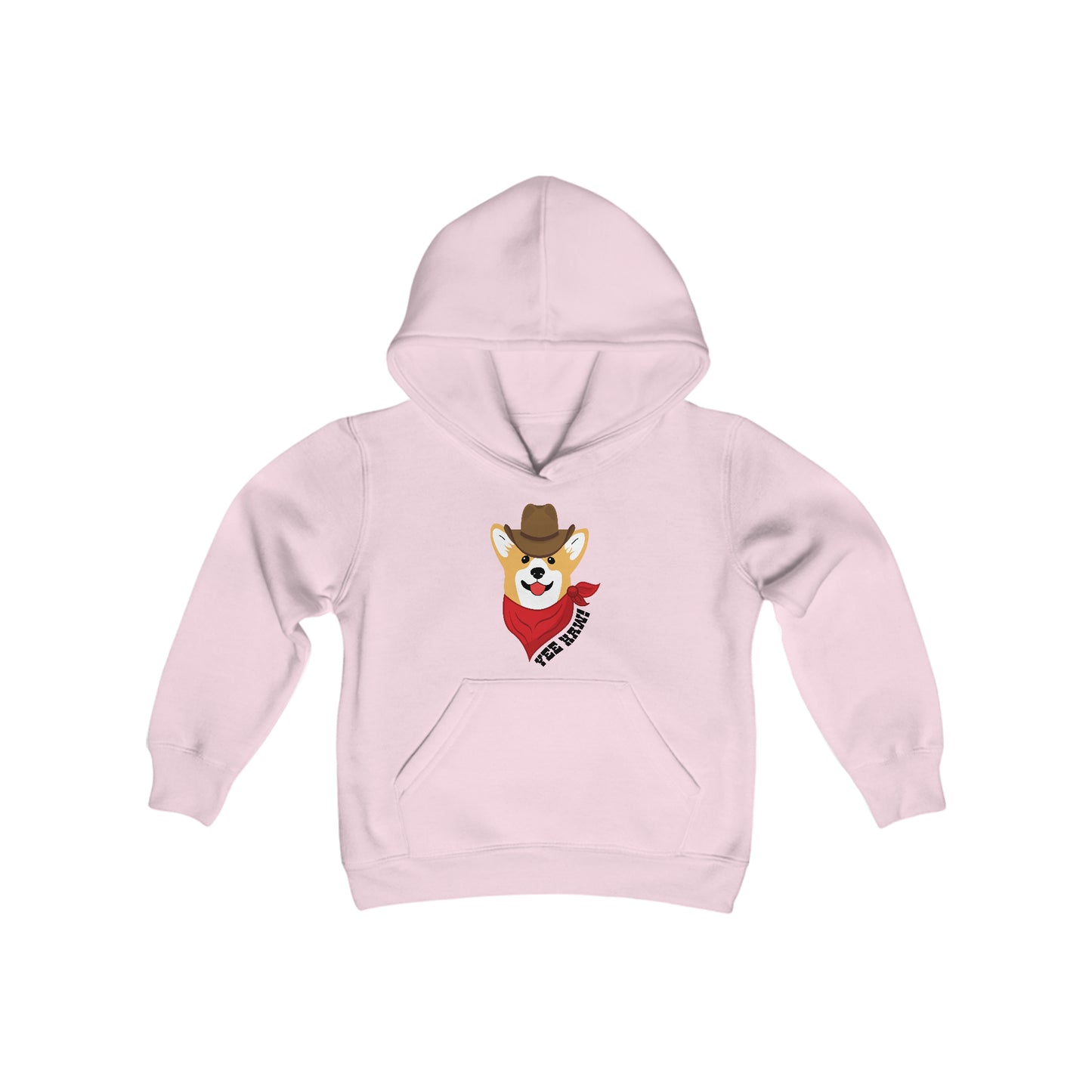 Corgi Hoodie Cowboy Yee Haw KIDS
