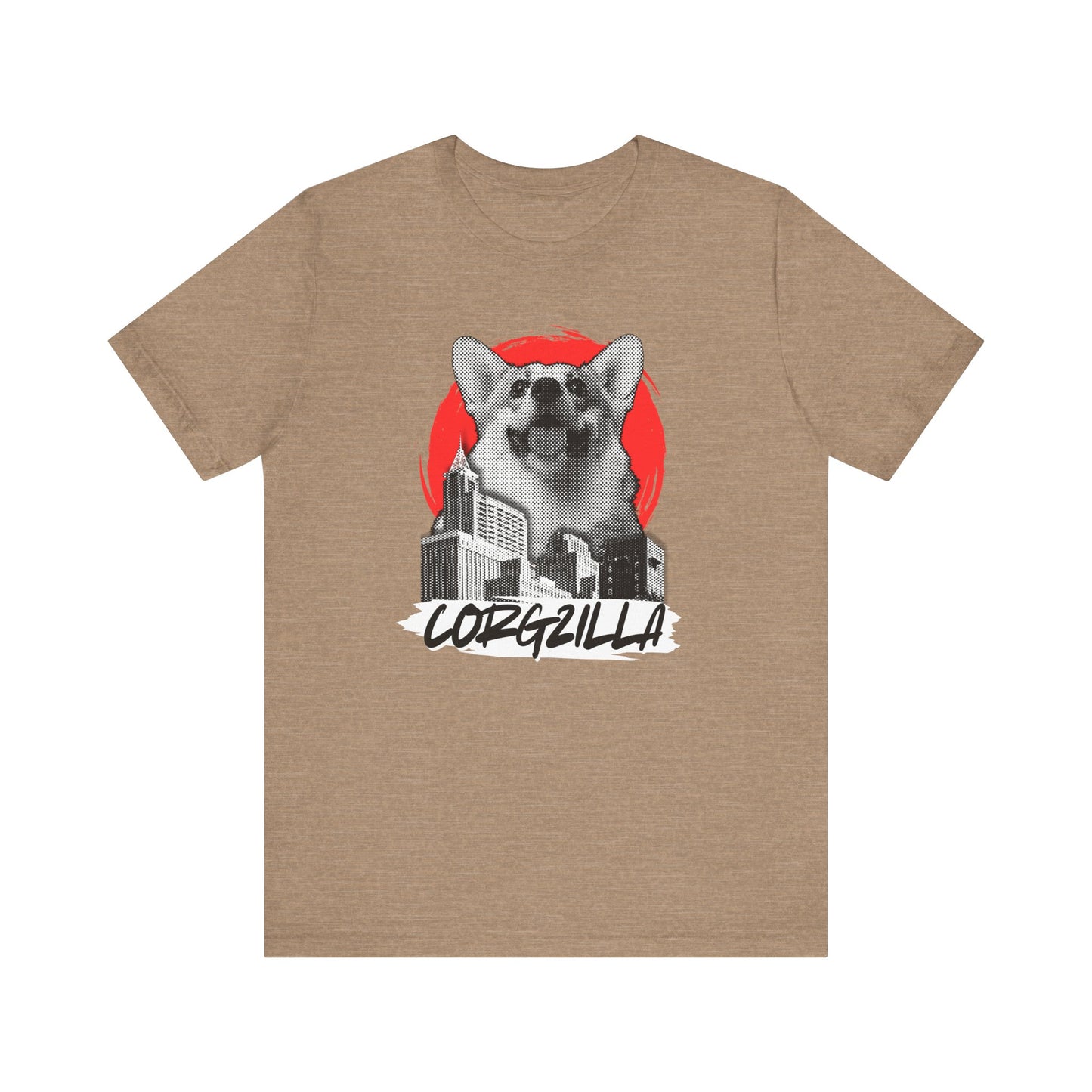 Corgi T-shirt Corgzilla