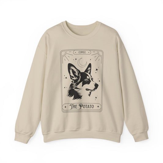 Corgi Sweatshirt Tarot Card