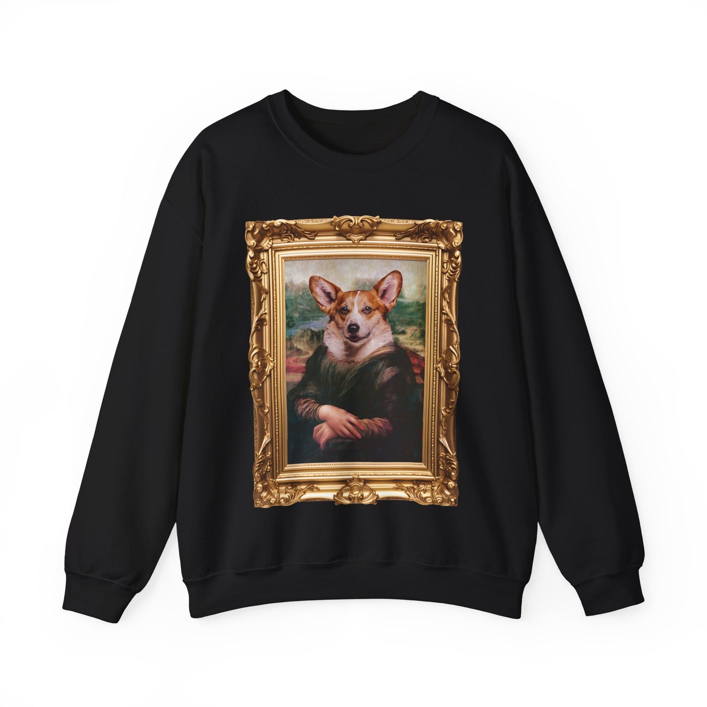 Corgi Sweatshirt - Mona Lisa