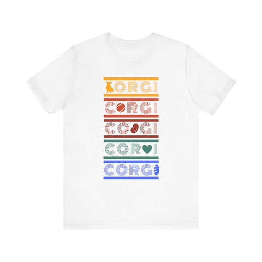 Corgi T-shirt Fetch Potato Love Loaf