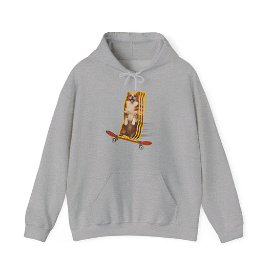 Corgi Hoodie Skateboard