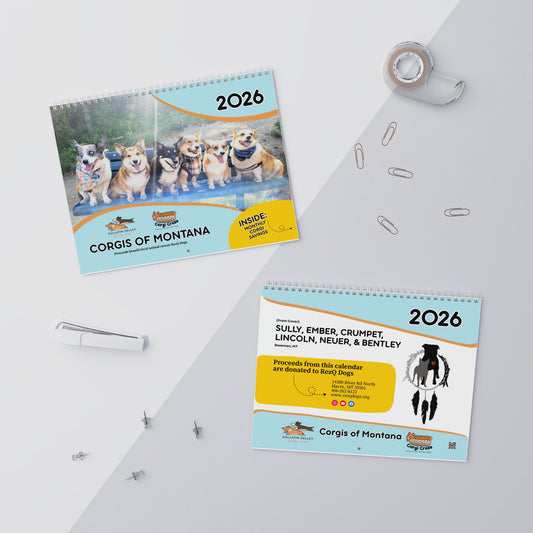 Corgis of Montana GVCC 2026 Wall Calendars