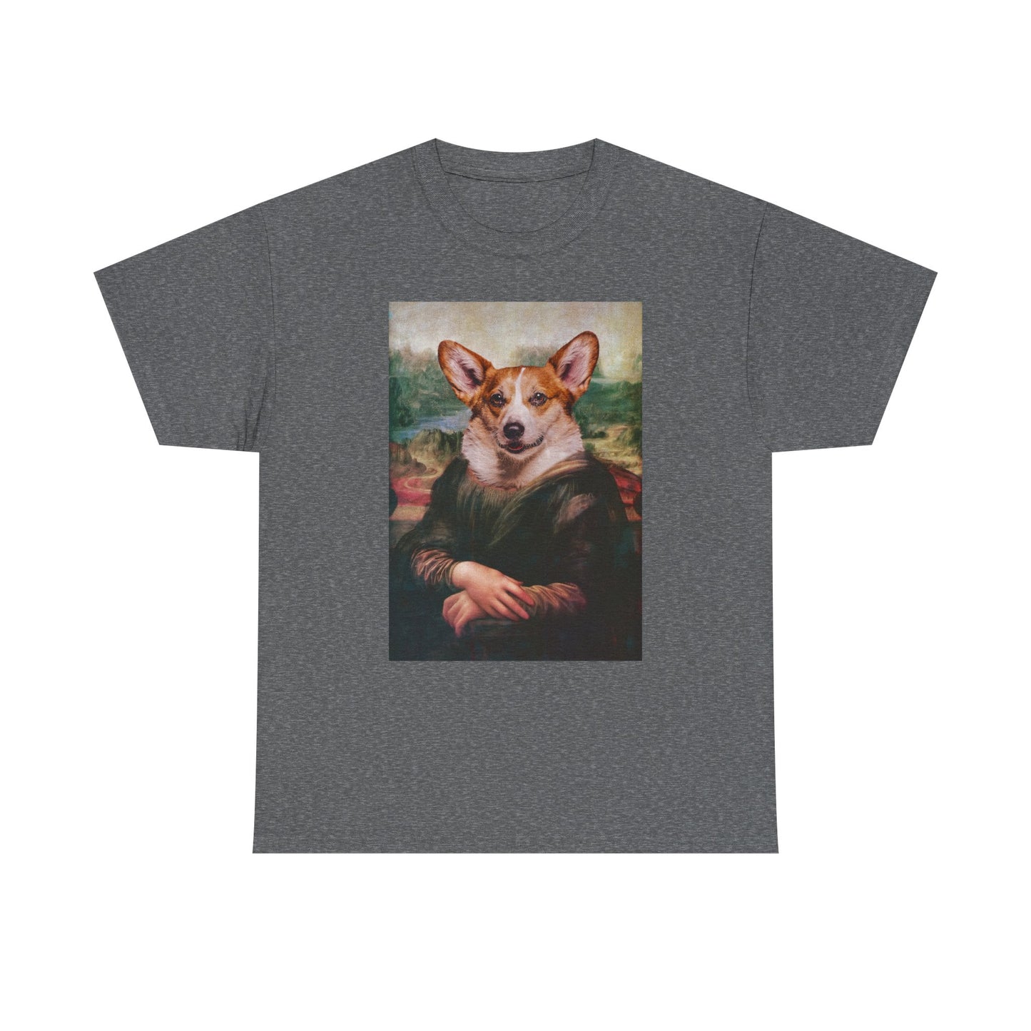 Corgi T-shirt - Mona Lisa