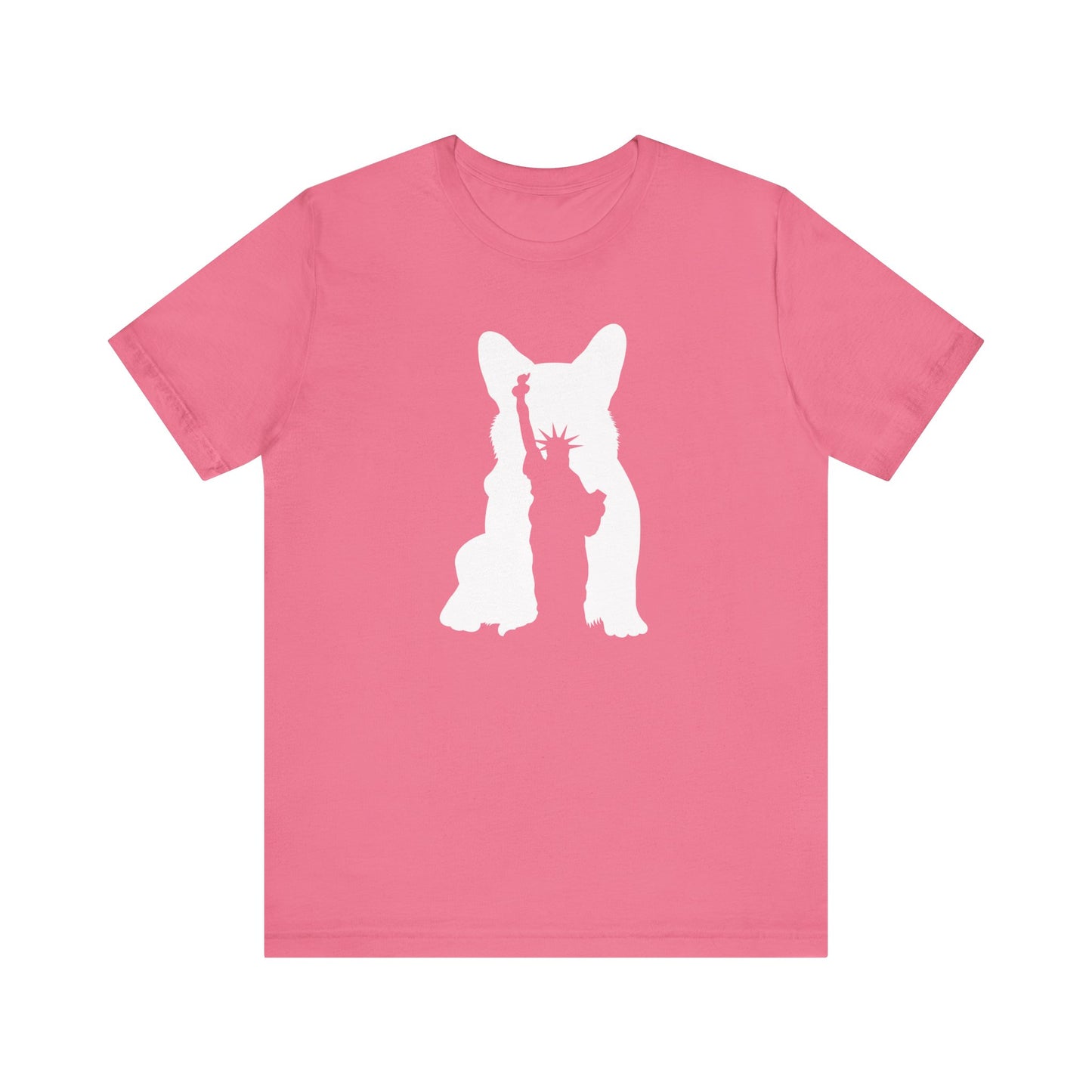Corgi T-shirt Statue of Liberty