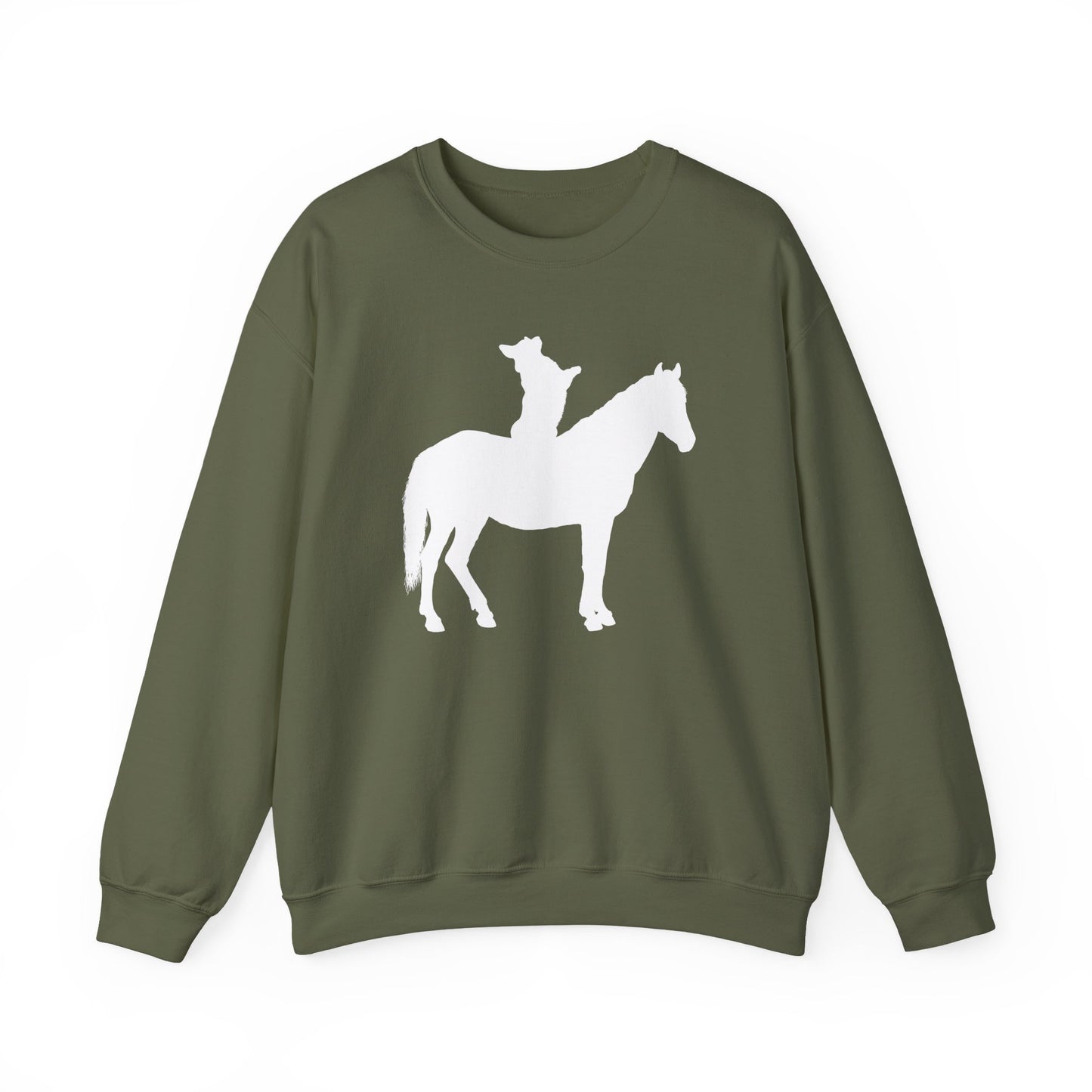 Corgi Sweatshirt Horse