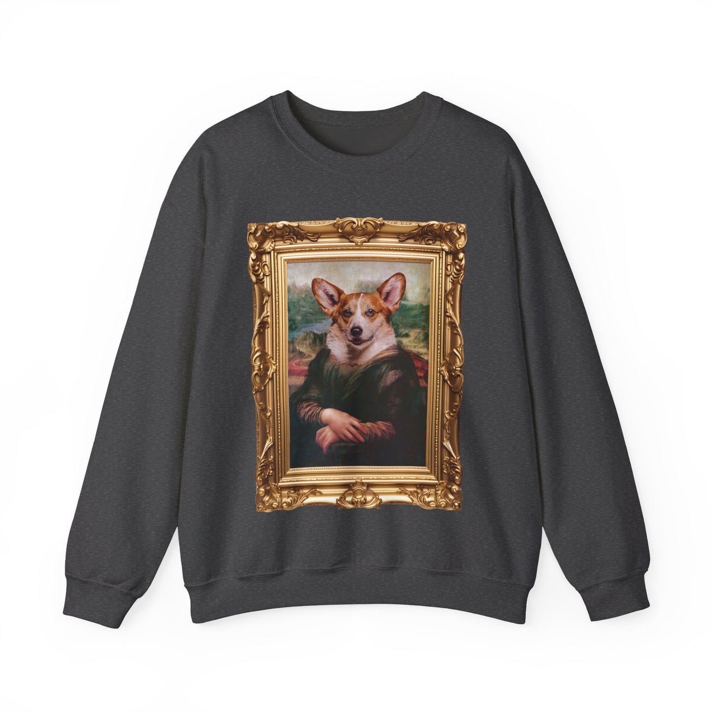 Corgi Sweatshirt - Mona Lisa