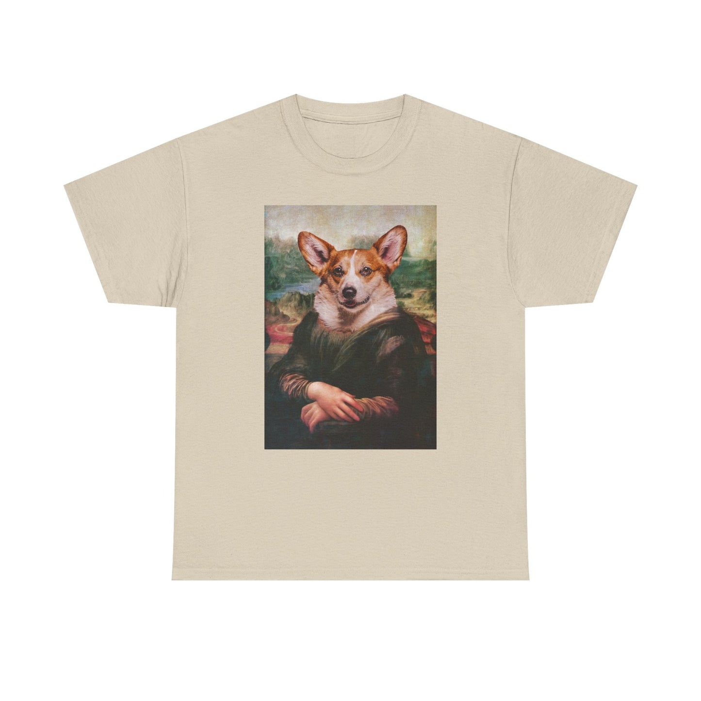 Corgi T-shirt - Mona Lisa