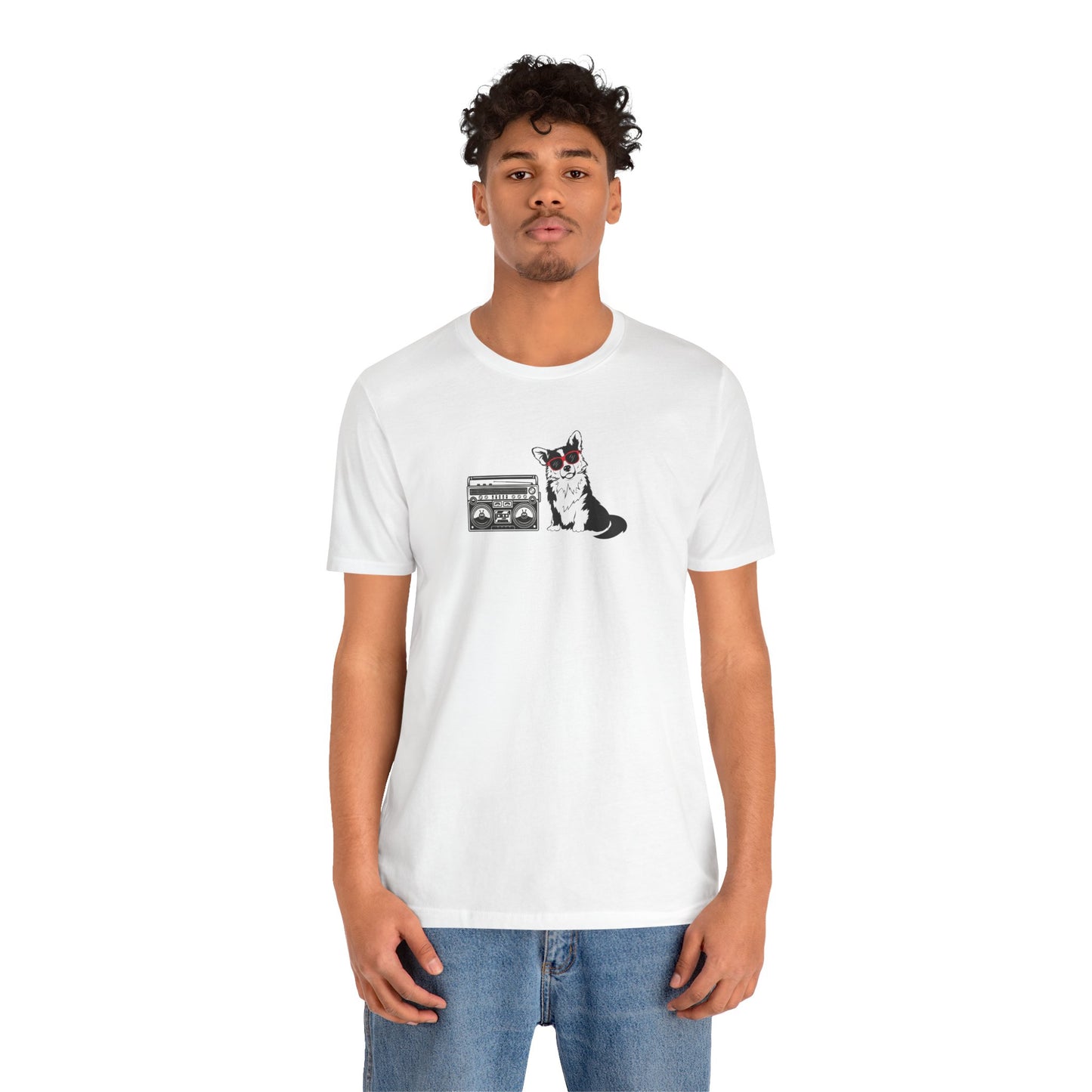 Corgi T-shirt Boom Box