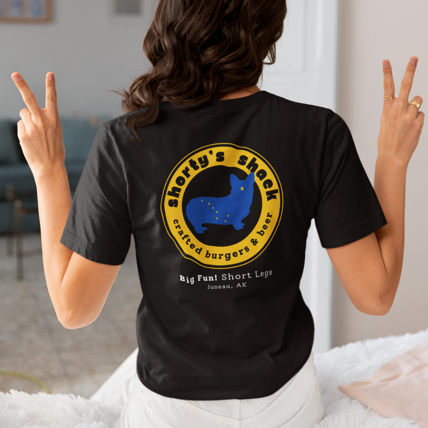 Corgi T-shirt Shorty's Shack