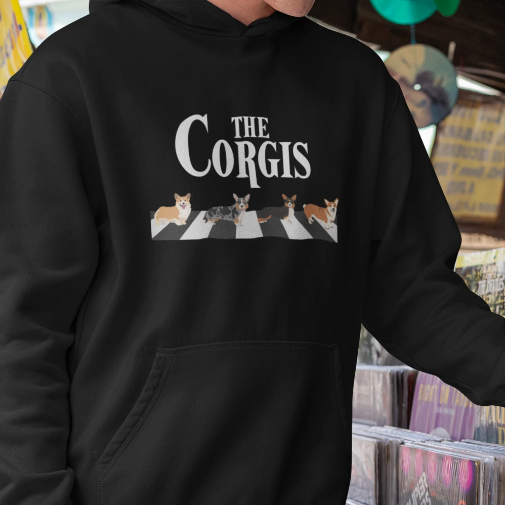 corgi craze clothing hoodie men women unisex gift dog lover